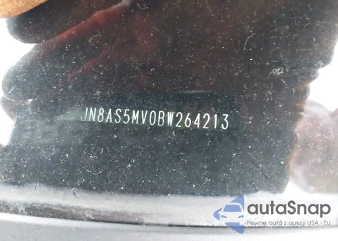 2011 Nissan Rogue Sv из США, поврежденный, VIN JN8AS5MV0BW264213